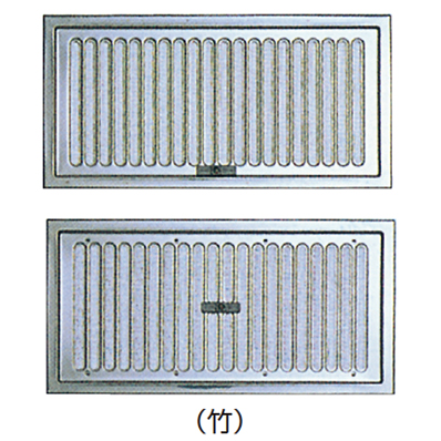 ステンレス床下換気孔(スライド式)YSDタイプ　YSTタイプ「竹」